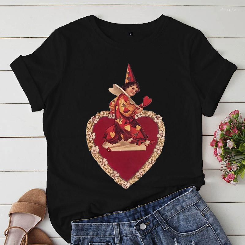 

Women' T Shirts Cupid Love Printed Shirt Women 90s Graphic T-shirt Femme Harajuku Tops Tee Cute Short Sleeve Kawaii Clothes Female Tshirts, 37021