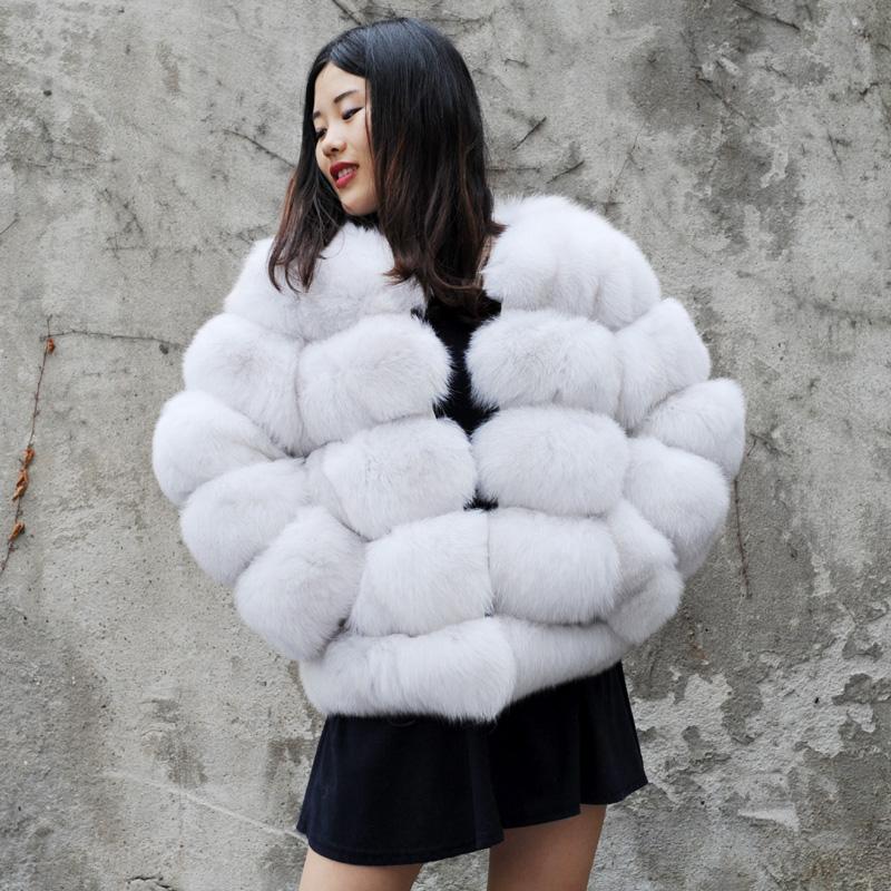 

Women' Jackets CX-G-A-245D Fashion Real Fur Clothes Women Garment Coat Outwear Winter CoatWomen' Women'sWomen, Beige