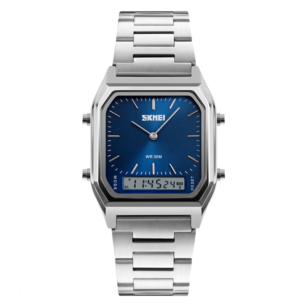 

Women's Watches SKMEI Sport Watch For Man Fashion Casual Quartz Wristwatches Digital Chronograph Back Light Waterproof Watch Dual Time 1220 230316, Rose gold