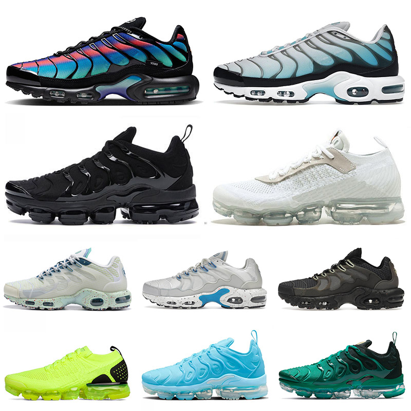 

tn plus big size 13 running outdoor shoes run tns mens womens tn terrascape rose blanche atlanta berlin noir all black white trainers, 36-47 grape