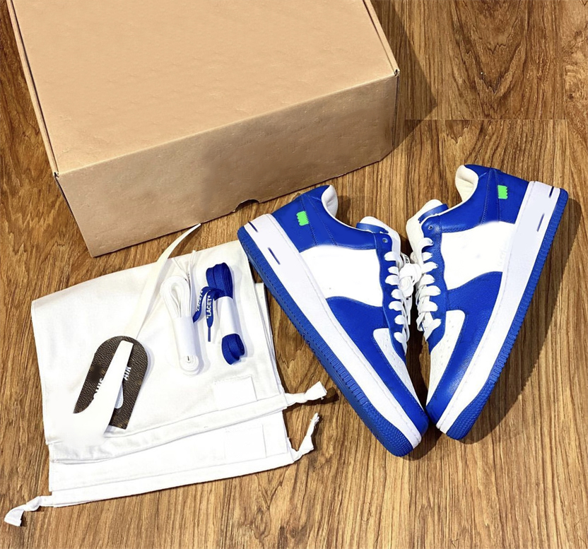 

Fashion Designer Flower 1 Low Shoes Luxury Classic White Black Yellow Red Orange Blue Green Purple Brown Outdoor Forces Men Women Sports Sneakers Trainers With Box