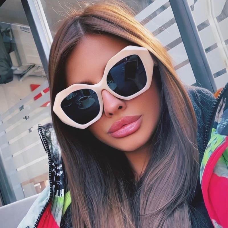 

Sunglasses Ins Brand Design Women Retro Square Shades Girl Irregular Sun Glasses Female Travel Sunglass Gafas De SolSunglasses