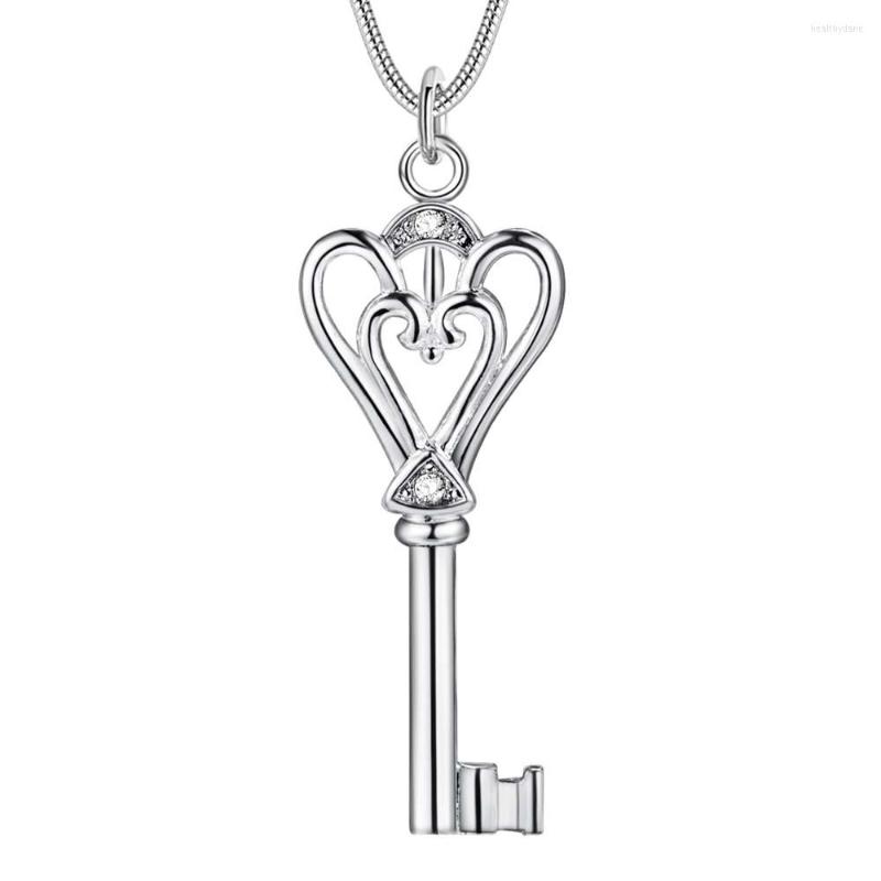 

Chains Love Heart Key Wholesale Silver Plated Necklace Sale Necklaces & Pendants /KMWADZGF PGEPBUMX