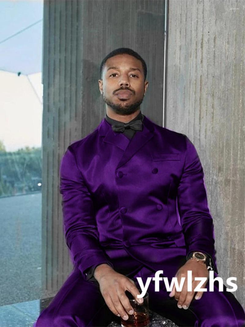 

Men's Suits Classic Double-Breasted Wedding Tuxedos Mens Suit Two Pieces Formal Business MensJacket Blazer ( Jacket Pants Tie) D235, Same as image