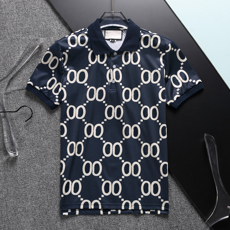 

Designer Polo Shirts Men Luxury Polos Casual Mens T Shirt Letter Print Fashion High Street Man Tee, 02
