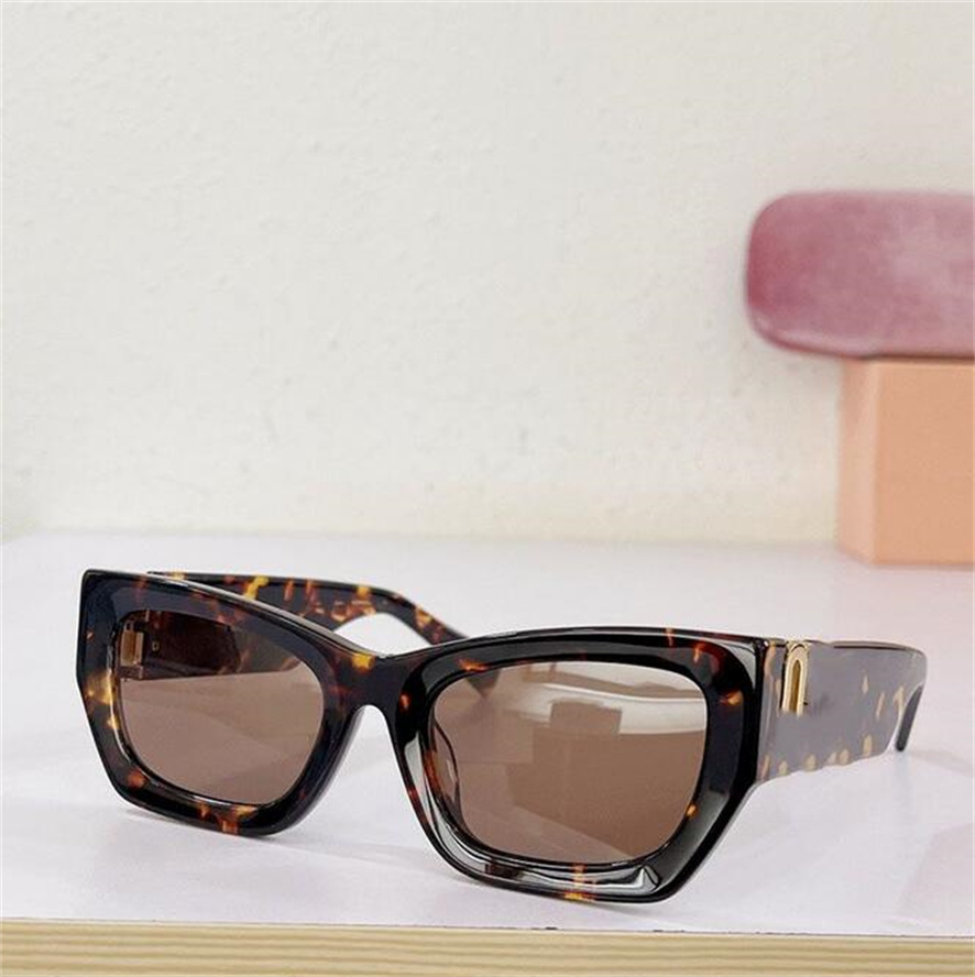 

Luxury Brand Designer Glimpse eyewear sunglasses vertical Metal integrated glasses SMU09W Super Star Celebrity Driving Sunglass Ladies miu