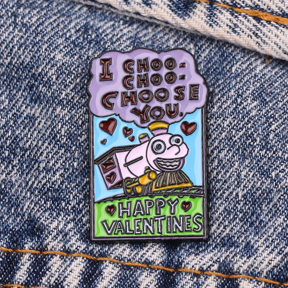 

I choose you train pin Cute Anime Movies Games Hard Enamel Pins Collect Metal Cartoon Brooch Backpack Hat Bag Collar Lapel Badges, As picture