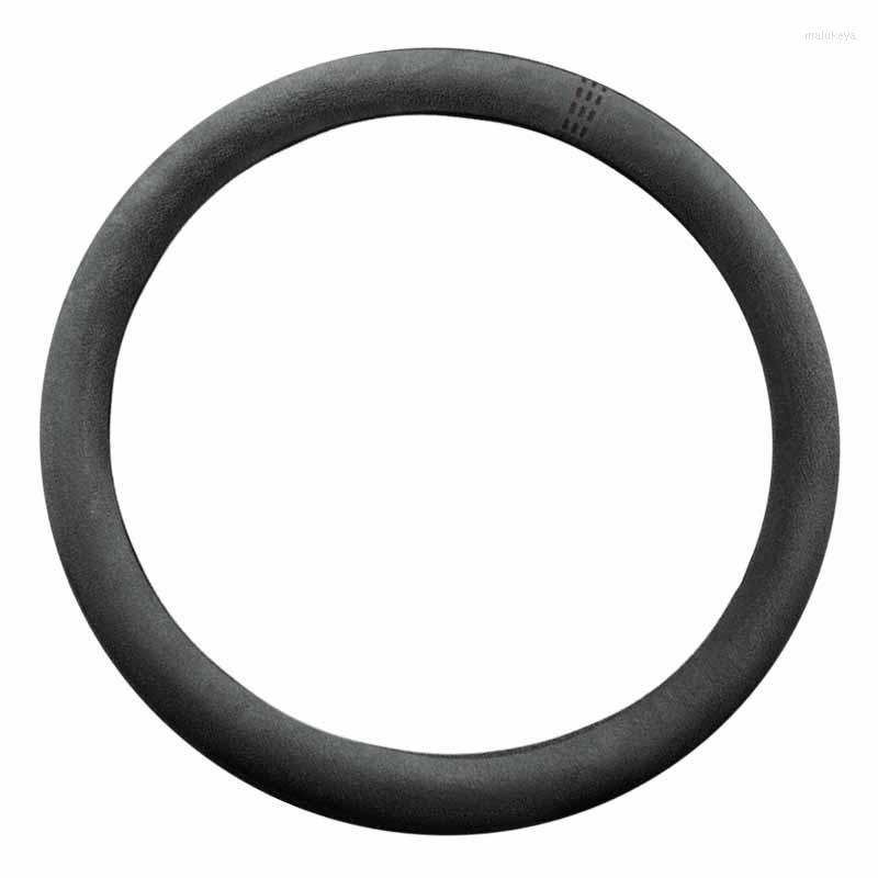

Steering Wheel Covers 38cm Front Cover Non-slip Comfortable Artificial Leather Universal Cars Decoration Black Marke