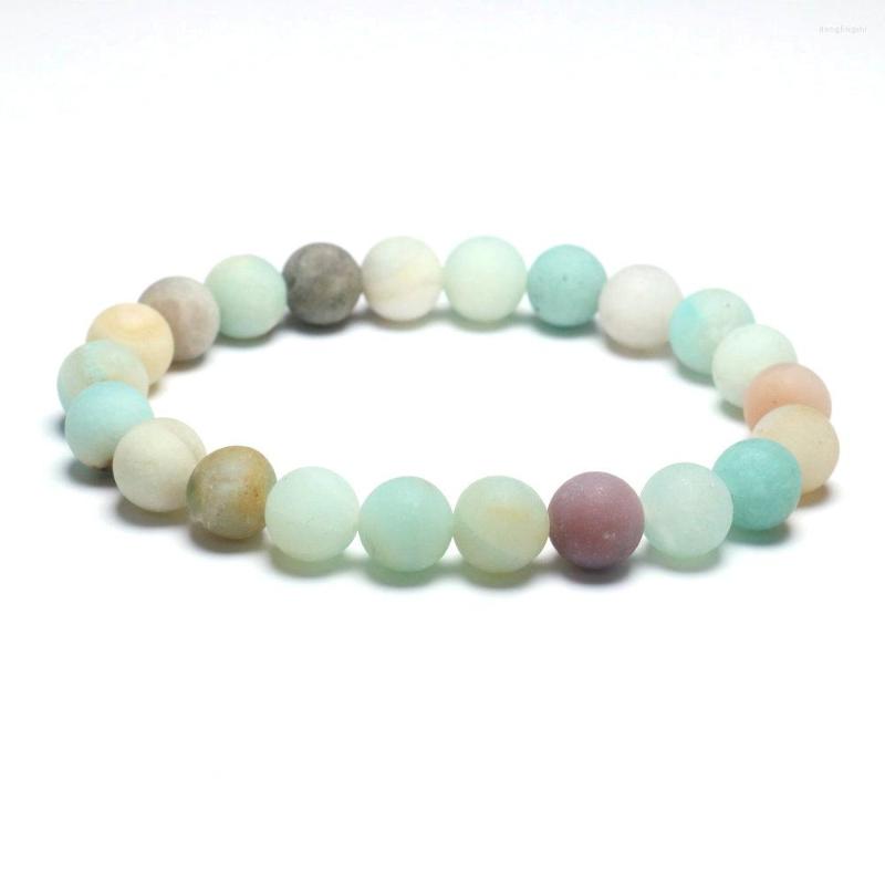 

Strand Fashion Women Bracelet Natural Stone Amazonite Tiger Eye Bracelets Men Chakra Healing Energy For Jewelry
