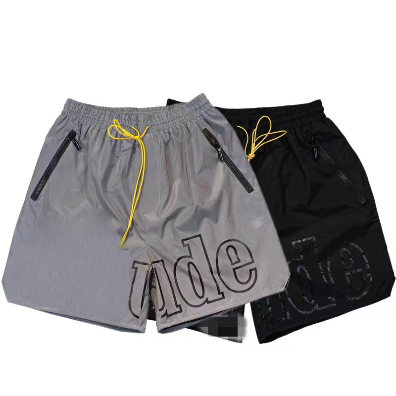 

Men shorts for summer high street hip hop shorts men letter printed pant European and American Style Relaxed Loose pants Casual Sports Gym Quick Drying black white
