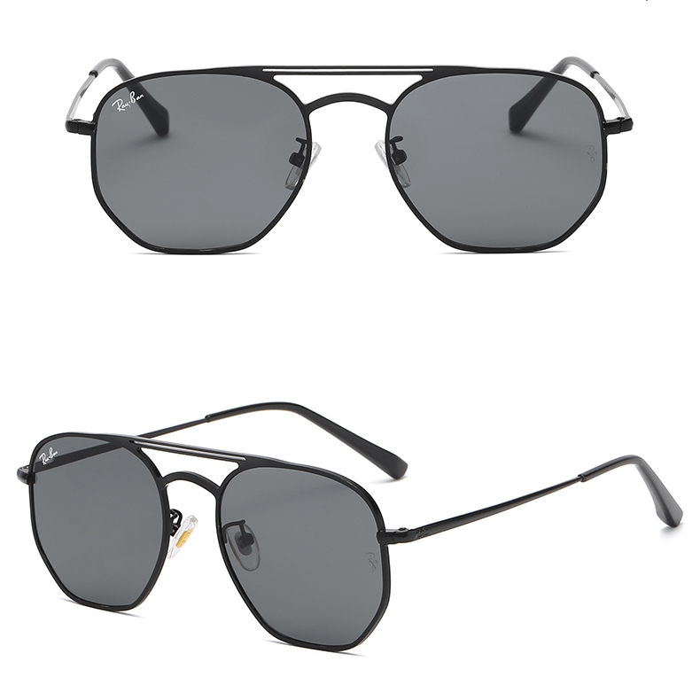 

Men Rao Baa Sunglasses Classic Brand Retro Sunglasses Luxury Designer Eyewear Ray Baa Metal Frame Designers Sun Glasses Woman ML 3609 with box cool