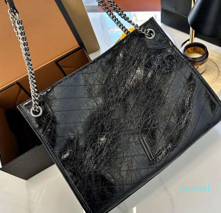 

Luxurys skin shopping bags top quality quilting lady One shoulder underarm bag luxury designer tote women fashion Daily portable commuting bags, Grey