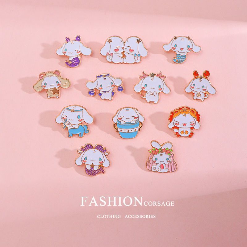 

cute dog puppy constellation pin Cute Anime Movies Games Hard Enamel Pins Collect Metal Cartoon Brooch Backpack Hat Bag Collar Lapel Badges