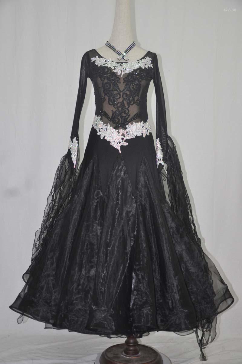 

Stage Wear White Ballroom Competition Dance Dresses Women 2023 Arrival Waltz Dancing Skirt Standard Dress Adult, Other color