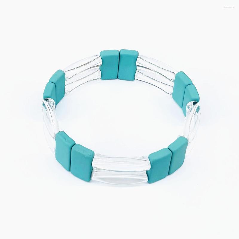 

Strand UJBOX Multicolor DIY Adjustable Korean Acrylic Resin Bracelet For Women Wrist On Hand Jewelry Accessories Wholesale