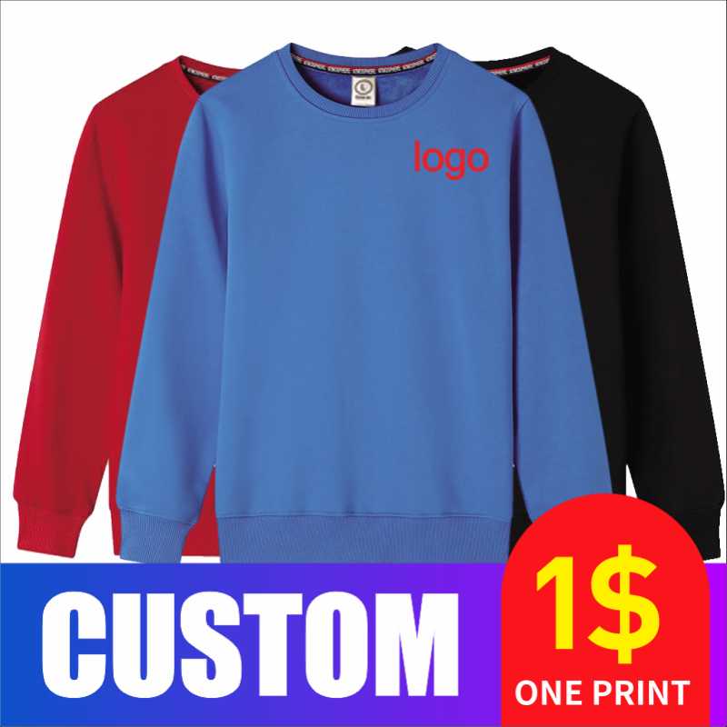 

Men's Hoodies & Sweatshirts 2023 Long Sleeve Casual Sports Tops Customized Slim Personal Group Company Embroidered TopsMen's, Black