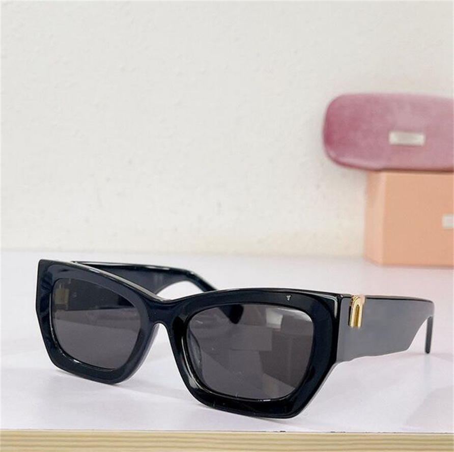 

NEW Glimpse eyewear sunglasses vertical Metal logo integrated glasses M98 rectangular acetate designer for women men Shades prom eyeglasses