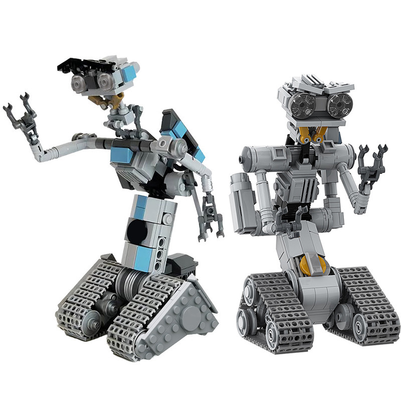 

Blocks MOC Movie ShortedCircuits Military Emotional Robot Building Block Set for Astroed Robots Johnnyed 5 Model Brick Toy KIds Gift 230316