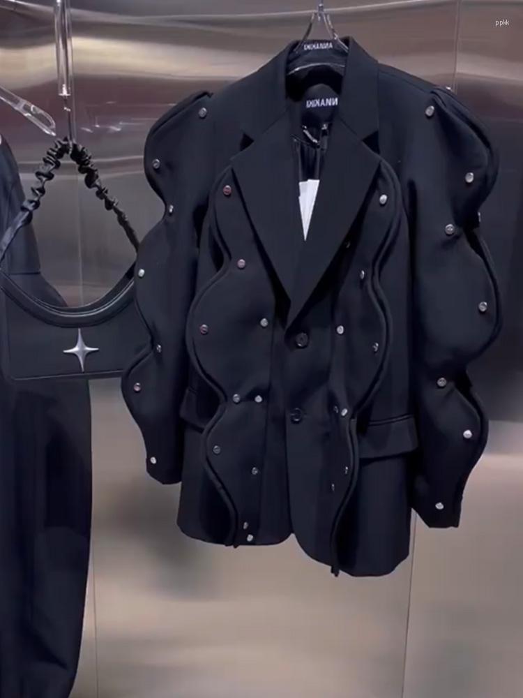 

Women' Suits 2023 Spring Fashion Ladies Black Casual Blazers Coat Elegant Streetwear Long Sleeve Women Suit Jacket Single-breasted