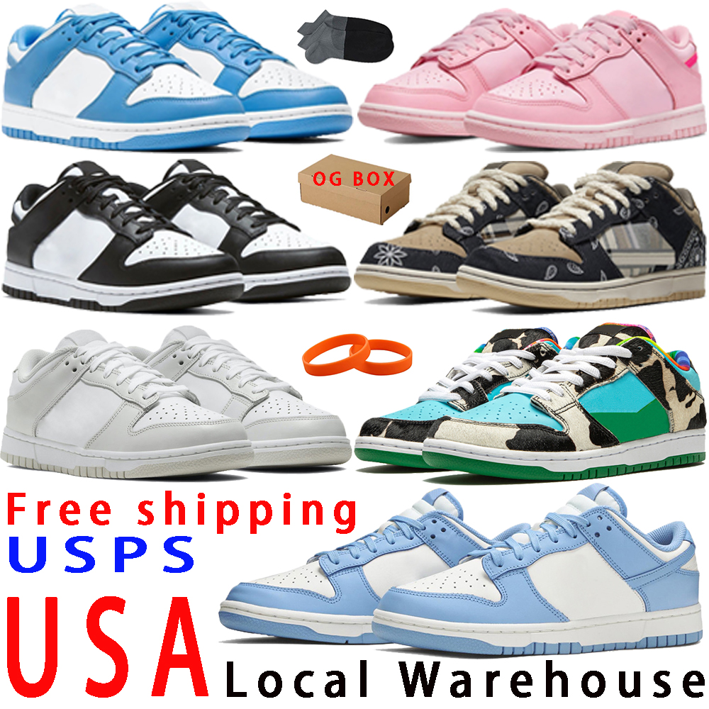 

Top Quality Low SB Casual Shoes Lows White Black Panda University red UNC Grey Fog Mens Sneakers Womens Photon Dust Triple Pink trainers, Chunky dunky