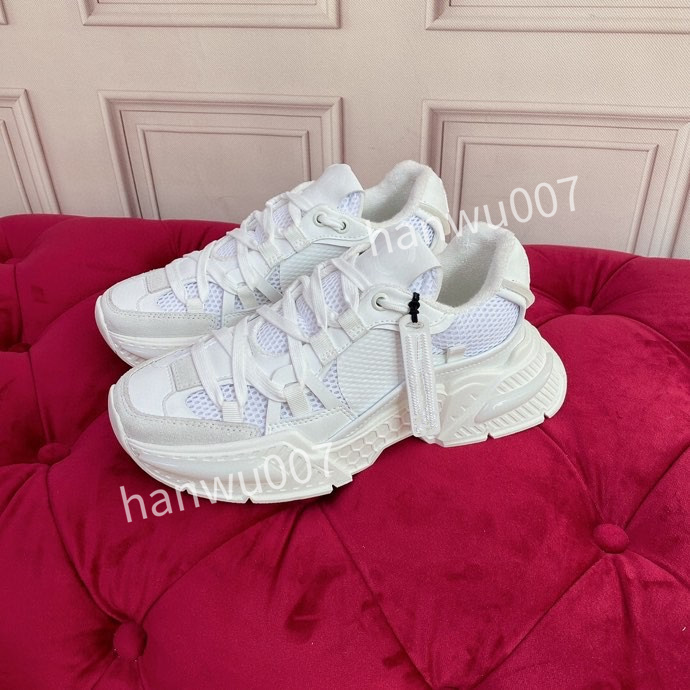 

Designer Sneaker Casual Shoes Calfskin Leather White Green Blue Letter Overlays Platform Fashion Luxury Low Sneakers, 12