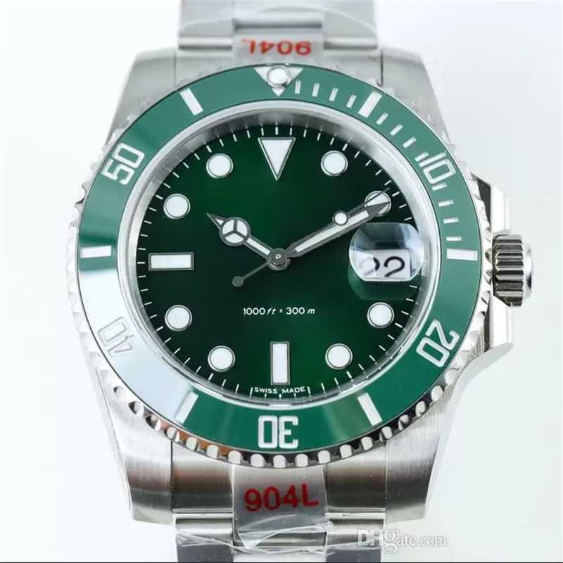 

R olex N Men Automatic Watches Automatic Mechanical Watches Frame Luminous Diving 904L Stainless Steel 116610LN ETA 3135 Watch DHL transport, As picture