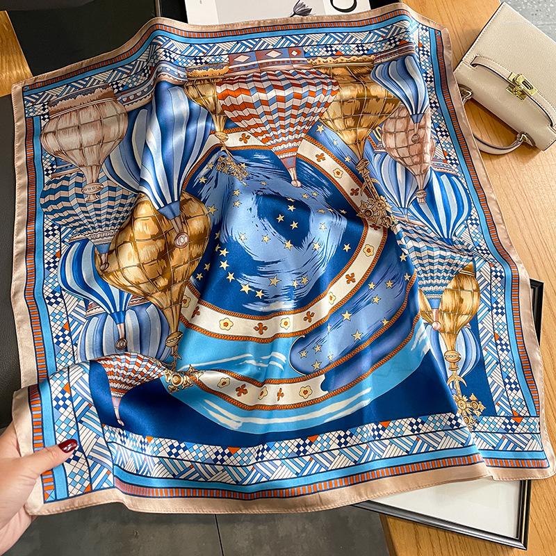 

Scarves Design Real Silk Square Scarf Women Shawl Ladies Wrap Neck Tie Hair Ribbon Neckerchief Wrist Headband Bandana