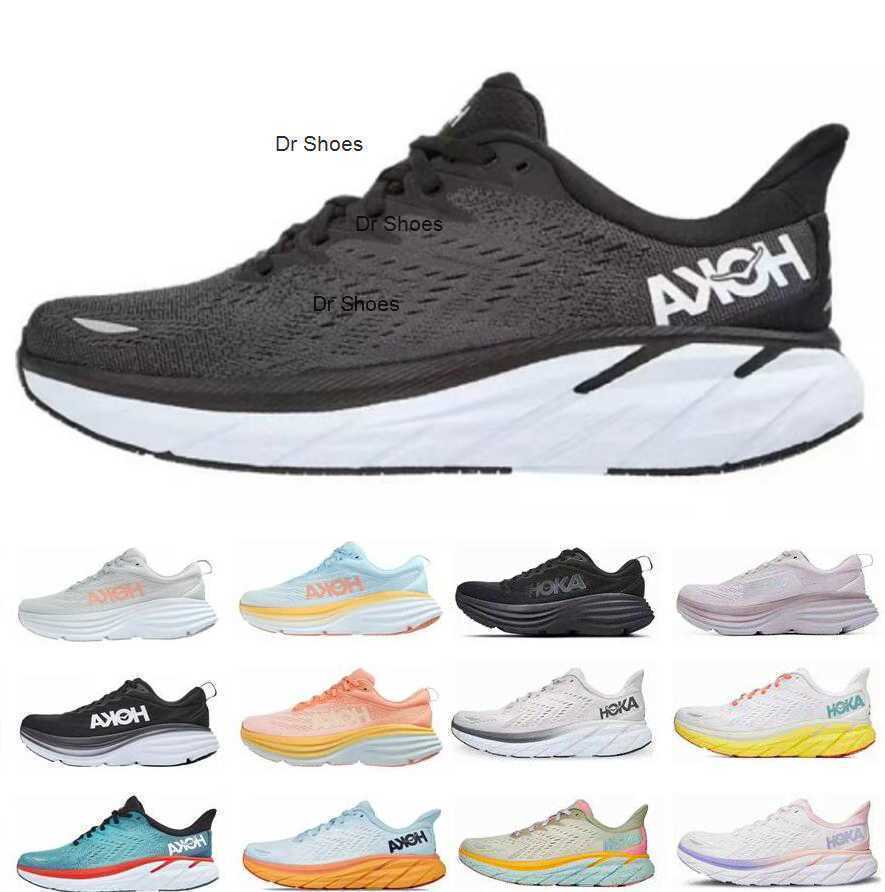 

woman HOKA ONE Clifton 8 Running Shoes Shock absorbing sportswear 2023 men women Designer Sports Sneakers Training boots for gym Clay Girls, Hoka 02