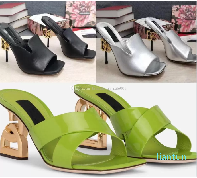 

Sandals for woman shoes Genuine Leather Dressing Pumps with D Baroque & G Sculpted Heel sandal designer bag Shoes, 2#