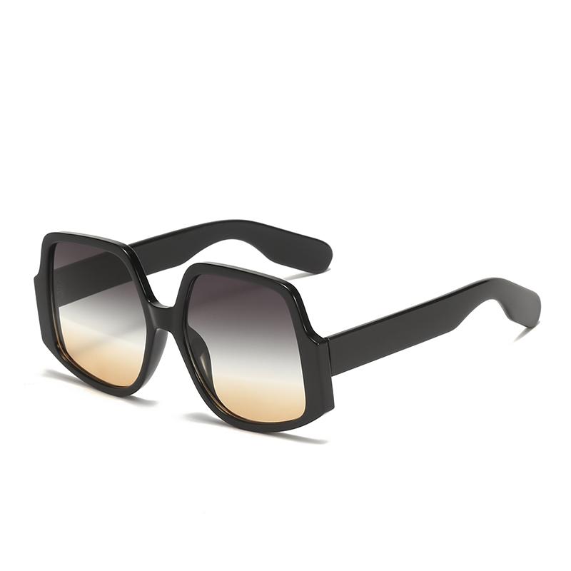 

Sunglasses For Men Women Irregular Thick-edged Temple Beach Sun Glasses Driving Eyewear Oversized Summer ShadesSunglasses