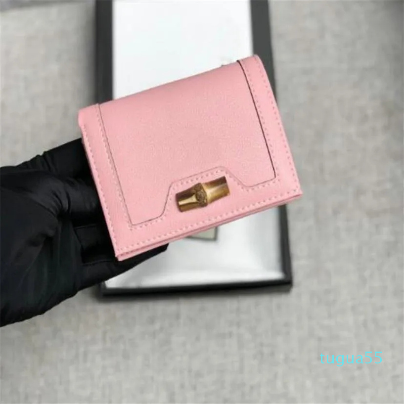 

leather long Bamboo wallet women wallets classic long purse lady money bag zipper pouch, Blue