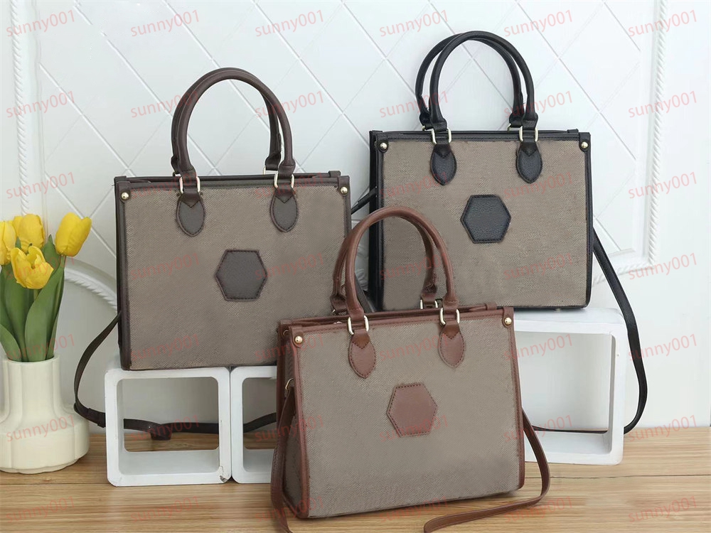 

Designer Tote Bag Lady Large Capacity Shoulder Handbags Beach Bags Luxury Shopping Bag Coffee Black Brown 3 Colors Letter