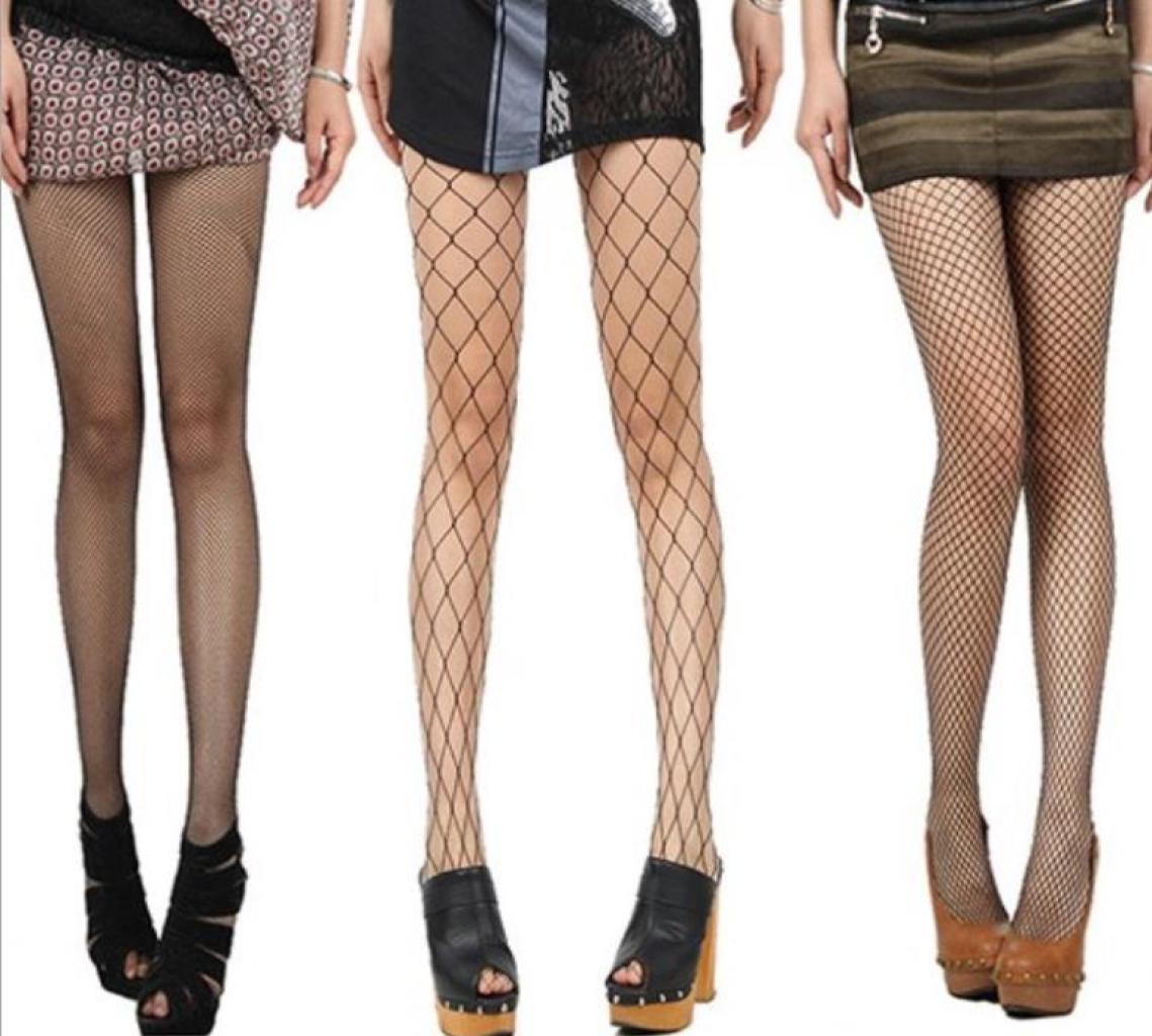 

Women High Waist Tights Fishnet Stockings Sexy Mesh Thigh High Pantyhose black colorful super stretchy fabric4162012, Red