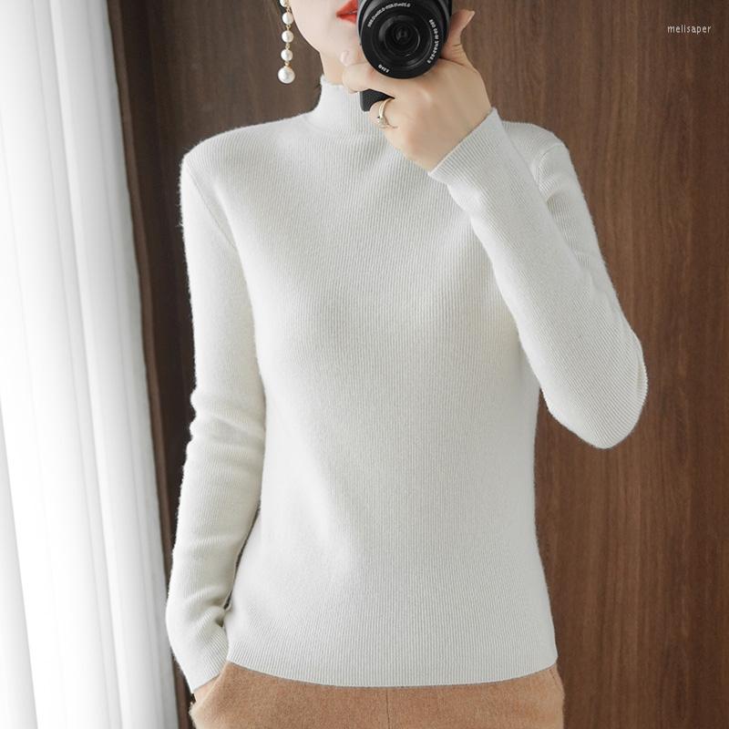 

Women' Sweaters Turtleneck Sweater Slim Pullover Solid Color Thin Bottoming Shirt Iong-Sleeved Wild Short Knit Autumn Winter, Golden camel