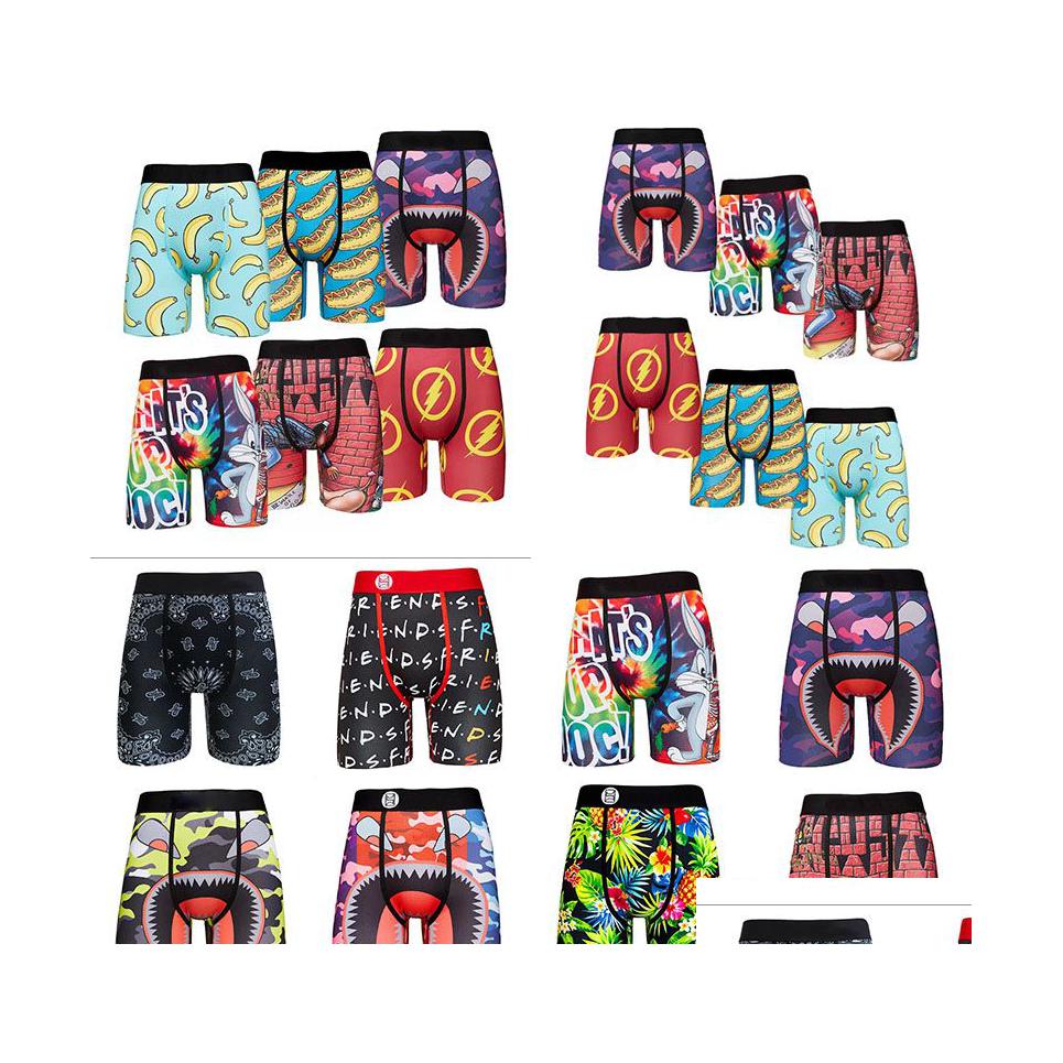 

2016 Underpants Designer Shorts Mens Boxer Underwear Sexy Printed Soft Breathable Brand Size S2Xl Drop Delivery Apparel Dhqgc, Random color