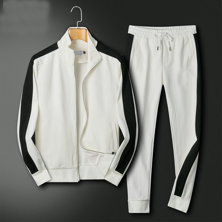 

New 2023 Mens Tracksuits New Fashion Brand Men Suit Spring Autumn Men's Two-Piece Sportswear Casual Style Suits M-3XL, Black