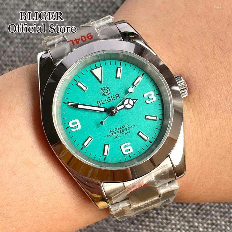 

Wristwatches 36mm 39mm NH35A Automatic Watch For Men MIYOTA 8215 PT5000 Movement Sapphire Glass Luminous Polished Case Oyster, Bliger dial