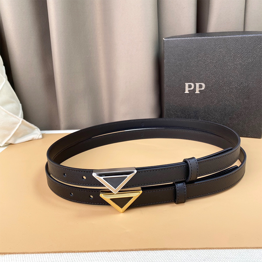 Stylish Simple Genuine Leather Belt for Women Designer Man's Cowskin Belts Width 2.5 cm 8 Options-image-850925450