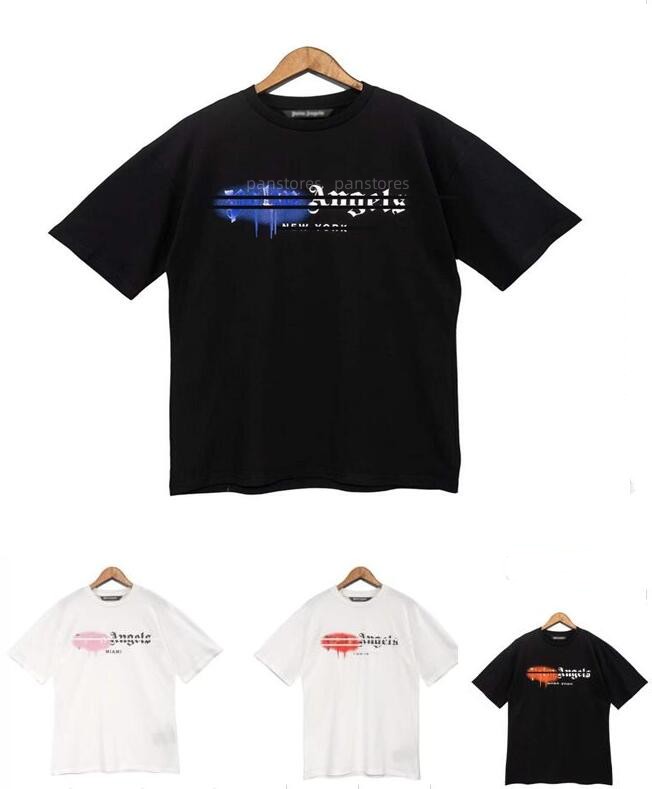 

Summer PA Men Womens palm T-shirts Mans Stylist Tee Guillotine Bear palms Printed Short Sleeve Truncated Bears Angles Tees angel t shirt, Cu3