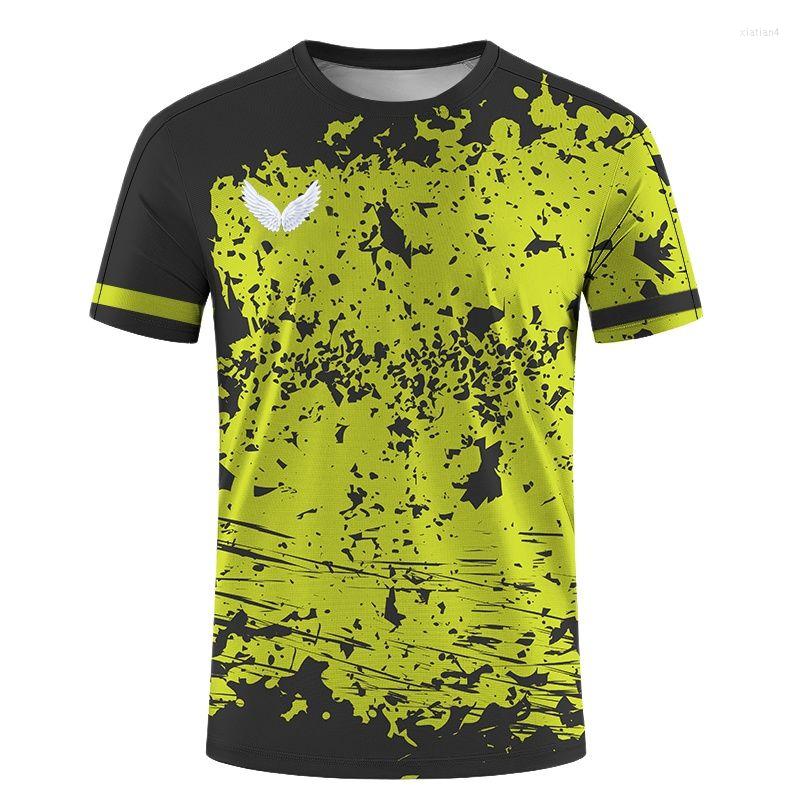 

Men's T Shirts Tennis Badminton Summer Fashion Printing Sports Casual Men And Women Loose Simple Sell Short Sleeve Round Neck T-shirt Tops, Qfpd-2546
