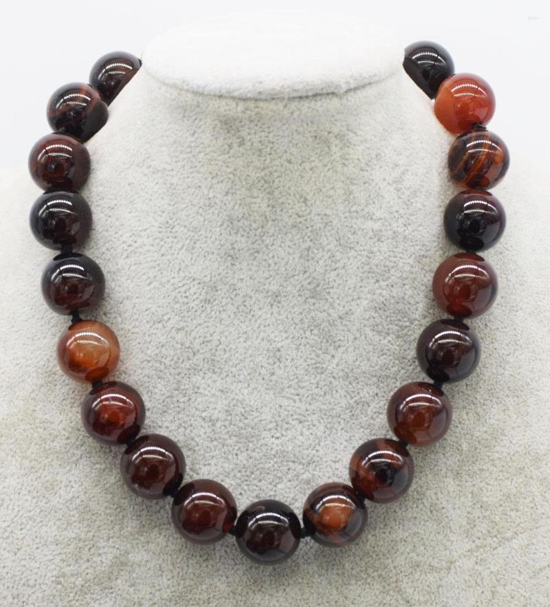 

Chains Dream Agate Round 18mm Necklace 17inch Wholesale Beads Nature FPPJ Woman 2023