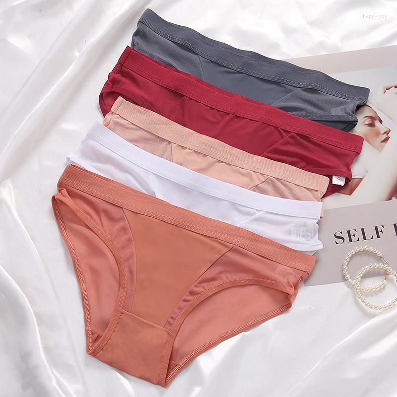 

Women's Panties 2PCS/Set Women Sexy Lingerie Mesh Female Seamless Underwear Transparent Underpants Girls Briefs Intimate Panty  L XL, 19