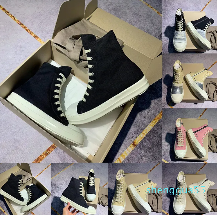 

Ricks Boots For Men Women Canvas Fabric Flats Designer Boot Ankle Low Mens Casual Sneaker Fashion Platform With Zip Booties Classic Winter Outdoor Shoe