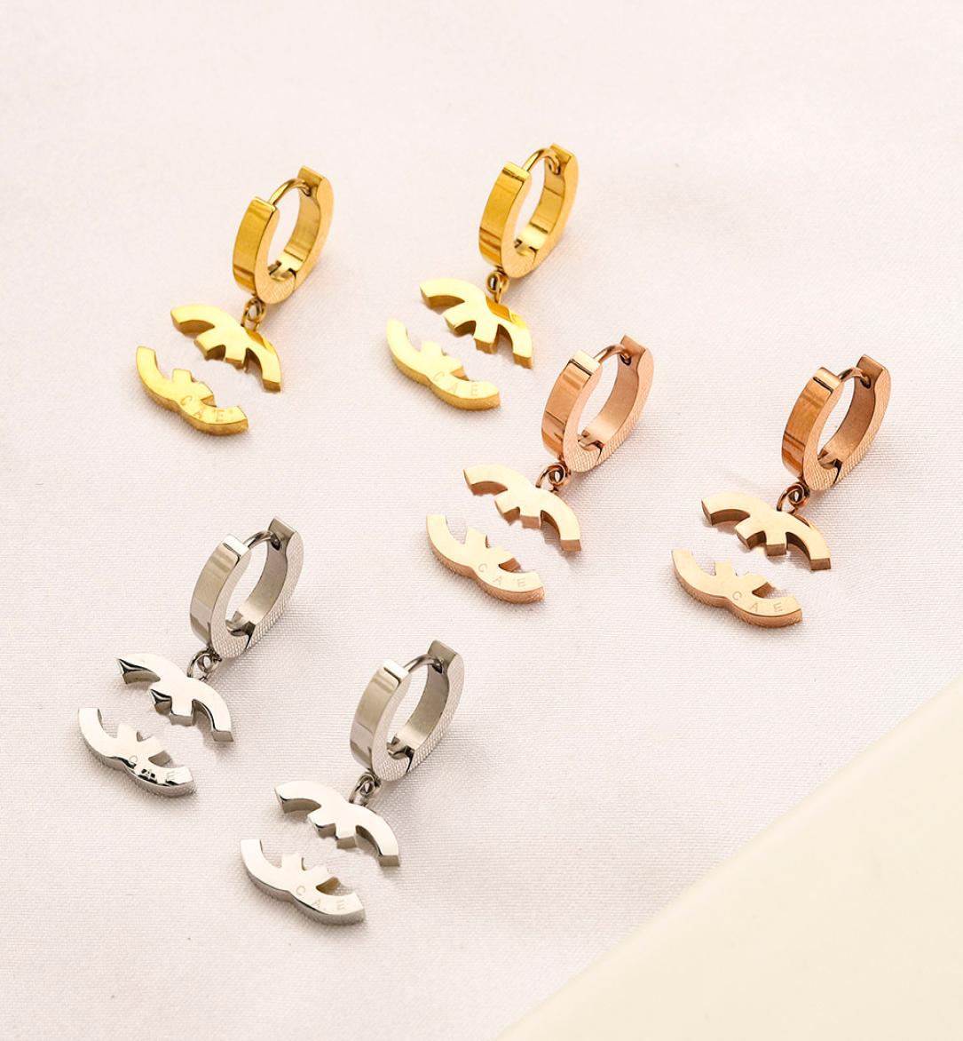 

18k Goldplated Earrings 925 Silver Women039s Geometric Charm Love Earring Luxury Designer Earrings Fashion Brand Jewelry Desig5633375
