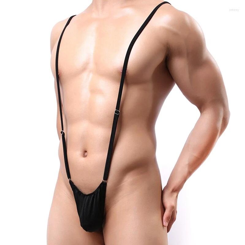 

Bras Sets Men's Strap Underwear Male Sexy Thong Mankini Men Leotard Thongs Man Body Costume Bodysuit Stage Perform Bandage Lingerie