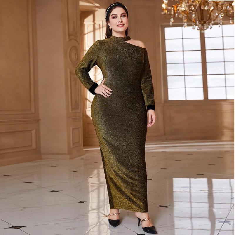 

Casual Dresses Large-size 4XL Maxi Plus Size Women Clothing Long Evening Dress Muslim Skirt Arabic Clothes Vestidos De Talla Grande, Dark green