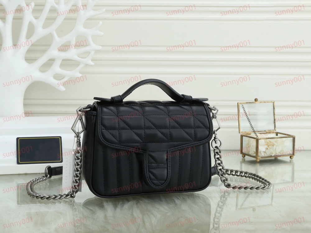 

Designer Totes Bag Pure Color Totes Chain Shoulder Bag Luxury Flap Buckle Handbag Large Size 26*10*18cm Small Sizes 21*8*15cm, Large white