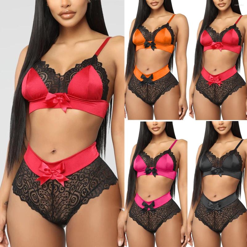 

Bras Sets Lingerie For Women Sexy Naughty Plus Size Temptation Lace Bra Sling Two-piece Underwear Lenceria Para Damas, Khaki