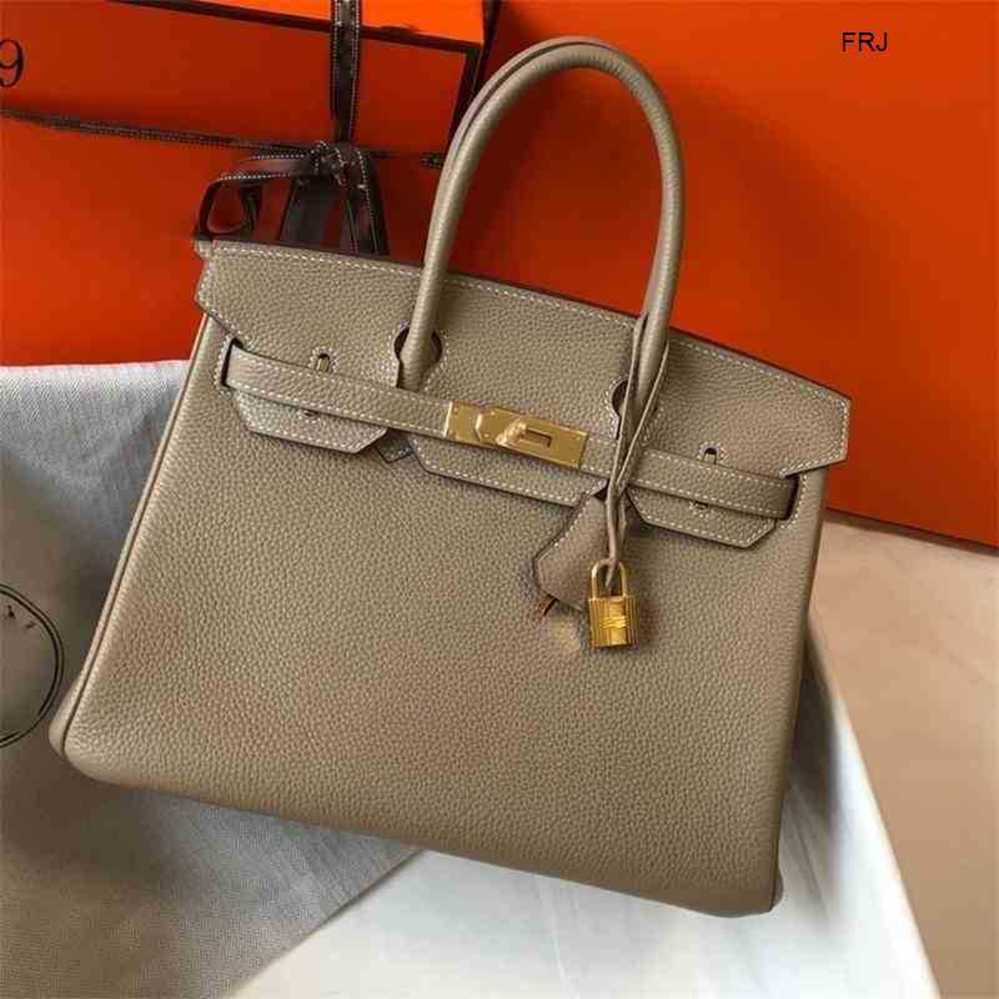 

Designer Handbags Birkin Bags Tote Bag Leather Luxury Genuine Woman Clutch Handbag Pattern Pochette Rouge Togo Gold Hardware Totes F8n0mfrq Have Logo frj, #1