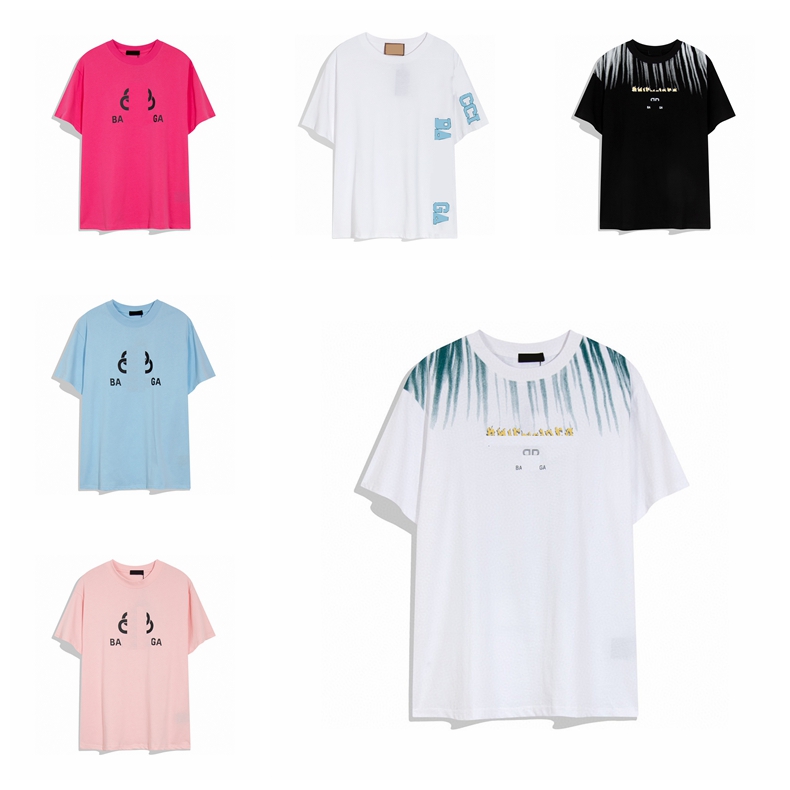 

Designer Summer Man T Shirt Casual Women T Shirt Hip Hop Street Tops Fashion Brand Tees Letter Print Vacation, Blue
